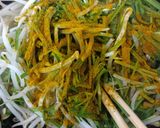 もやしとニラのカレー炒め作り方1写真