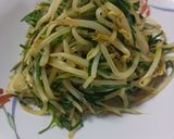 もやしとニラのカレー炒め作り方2写真
