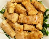 肉巻き豆腐の生姜焼き作り方5写真
