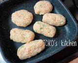 お弁当に！豆腐と鶏ミンチのハンバーグ作り方4写真