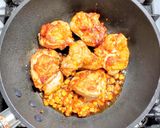 町中華の鶏もも肉カレー炒め作り方5写真