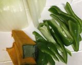 牛肉とかぼちゃのオイスターソース炒め作り方1写真