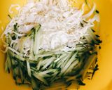 鶏むねのおろし南蛮、野菜添え作り方2写真