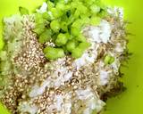 野沢菜のおにぎり【ゴマ油香るしらす入り】作り方4写真
