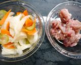 簡単！かた焼きそば　漬物あんかけ作り方1写真