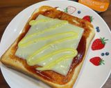 マックのナゲットソースdeチーズトースト作り方5写真
