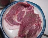 豚肉ロース　熱々とろーり大根おろしダレ作り方1写真