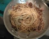 なめこと生ハムのクリームスパゲッティ作り方7写真