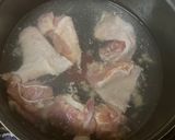 中国料理！豆腐皮と鶏肉の滋養スープ煮作り方4写真