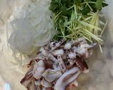 イカと新玉葱の生姜醤油🦑作り方3写真