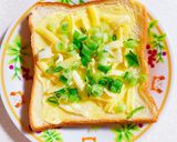 ごま油とチーズとねぎのトースト作り方3写真