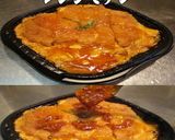 美味ドレ蜂蜜マスタードデミ豚ロースかつ丼作り方1写真