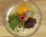 ［糖質制限］おからの抹茶小豆蒸しパン作り方1写真