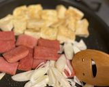 ポーク(スパム)と豆腐のチャンプルー作り方4写真
