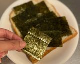 納豆・海苔・チーズトースト作り方2写真