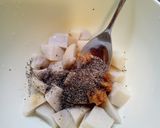 レンチン煮物　柔らか里芋ごま味噌和え作り方3写真