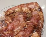 豚肉のうめっきゃタレ漬け焼【キャンプ飯】作り方3写真