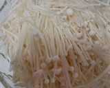レンジで簡単！えのきともやしポン酢♡作り方1写真