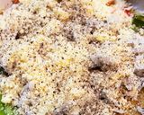 シラスとチーズとレモンのパスタ+夏野菜作り方4写真