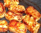 ソースで簡単！ジューシー☆肉巻き豆腐作り方6写真