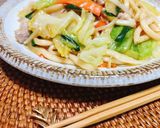 ✿母の味。関東風焼きうどん✿作り方4写真