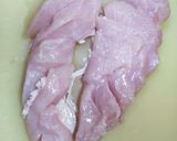 胸肉ジューシー海苔巻き揚げ☆作り方1写真