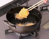 とうもろこしとひげ根のフリット作り方3写真
