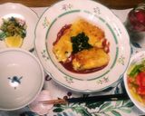 グリーンアスパラにトマトドレッシングon作り方3写真