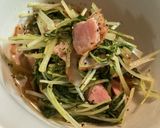 【ホットクック】水菜とベーコンポン酢炒め作り方3写真