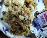 厨房ばあばぁ!キノコかき揚げ。作り方3写真