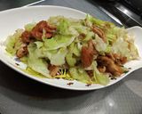鶏皮とキャベツの炒め物作り方10写真
