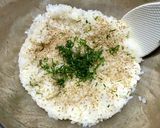 大葉が香る✨秋刀魚の巻き寿司作り方3写真
