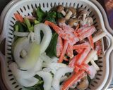 レンチン小松菜と豚バラのポン酢蒸し作り方1写真