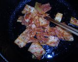 長芋、白菜キムチのっけ丼作り方2写真