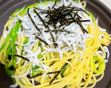 わさびとオリーブオイルのパスタ作り方4写真