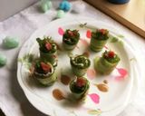 冷しゃぶきゅうりで巻いちゃった。作り方10写真