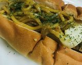 三種ソースの焼きそばパン作り方1写真