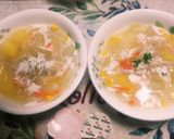 簡単に！市販のコーンスープに栄養プラス作り方4写真