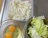 レタスチャーハン☆ピーマンの豚肉巻き弁当作り方1写真