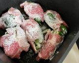 レタスチャーハン☆ピーマンの豚肉巻き弁当作り方6写真