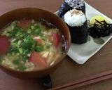 ヘルシー\♡/トマトと溶き卵のお味噌汁〜作り方6写真