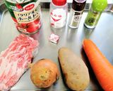 薄切り豚肉で❤ミネストローネ作り方1写真
