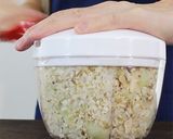 きのこたっぷり！簡単ハンバーグ作り方5写真