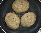 きのこたっぷり！簡単ハンバーグ作り方7写真