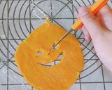 ハロウィン★かぼちゃメロンパン作り方10写真
