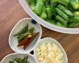 インゲンとひき肉のガパオ風作り方2写真
