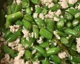インゲンとひき肉のガパオ風作り方3写真