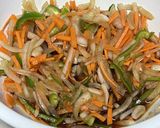 鯖竜田揚げ野菜たっぷり南蛮(鶏肉でも)作り方7写真
