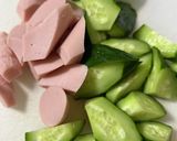 すぐ出来る☆ソーセージと胡瓜のマヨサラダ作り方1写真