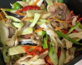 フライパン一つ☆野菜たっぷり牛肉プルコギ作り方5写真